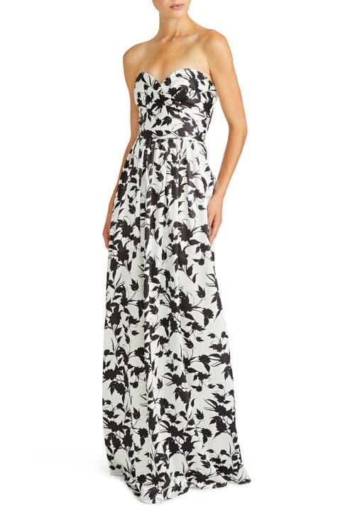 Swirl Satin Gown by ML Monique Lhuillier for $85