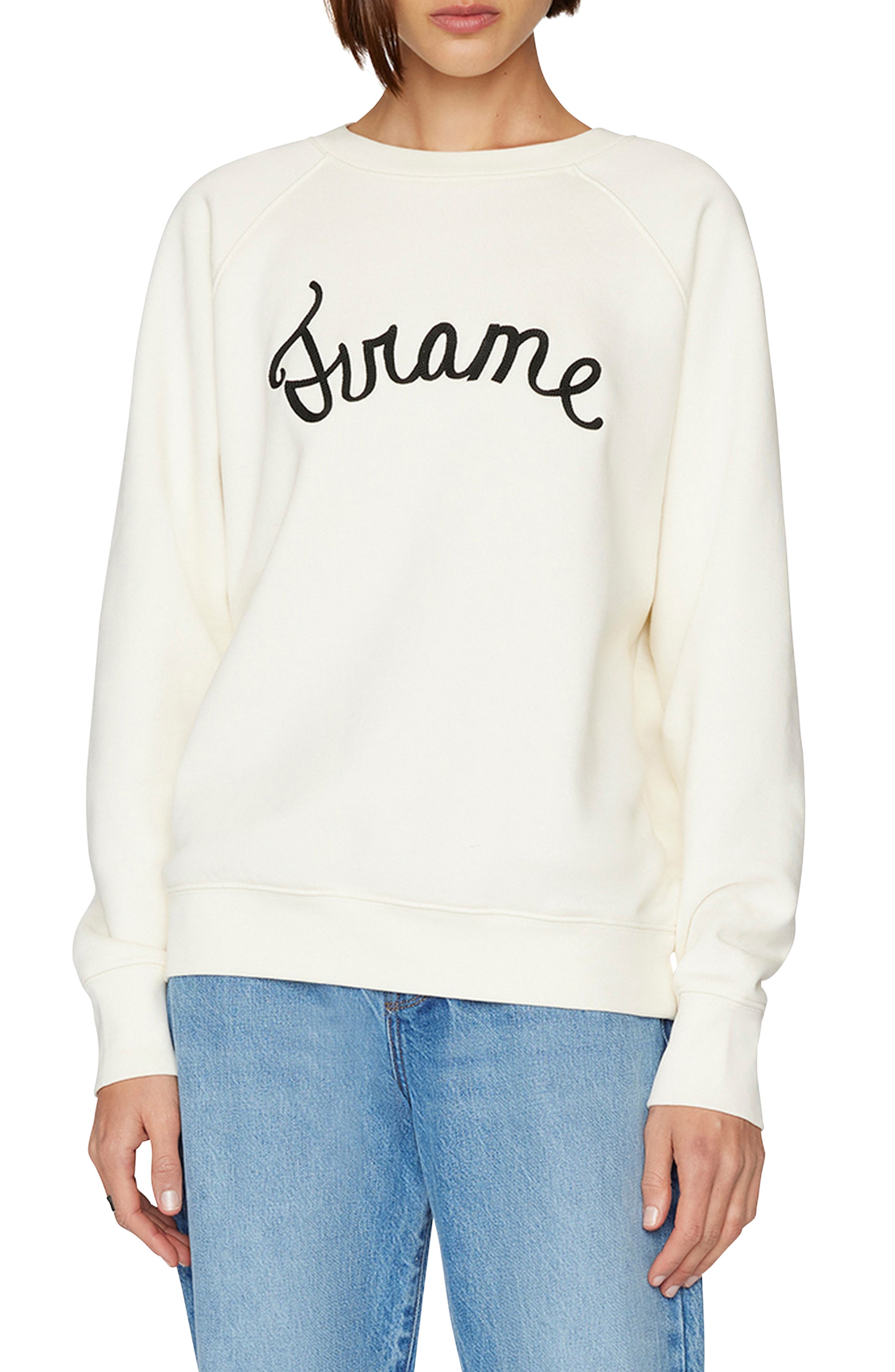 Frame denim sweatshirt Clearance