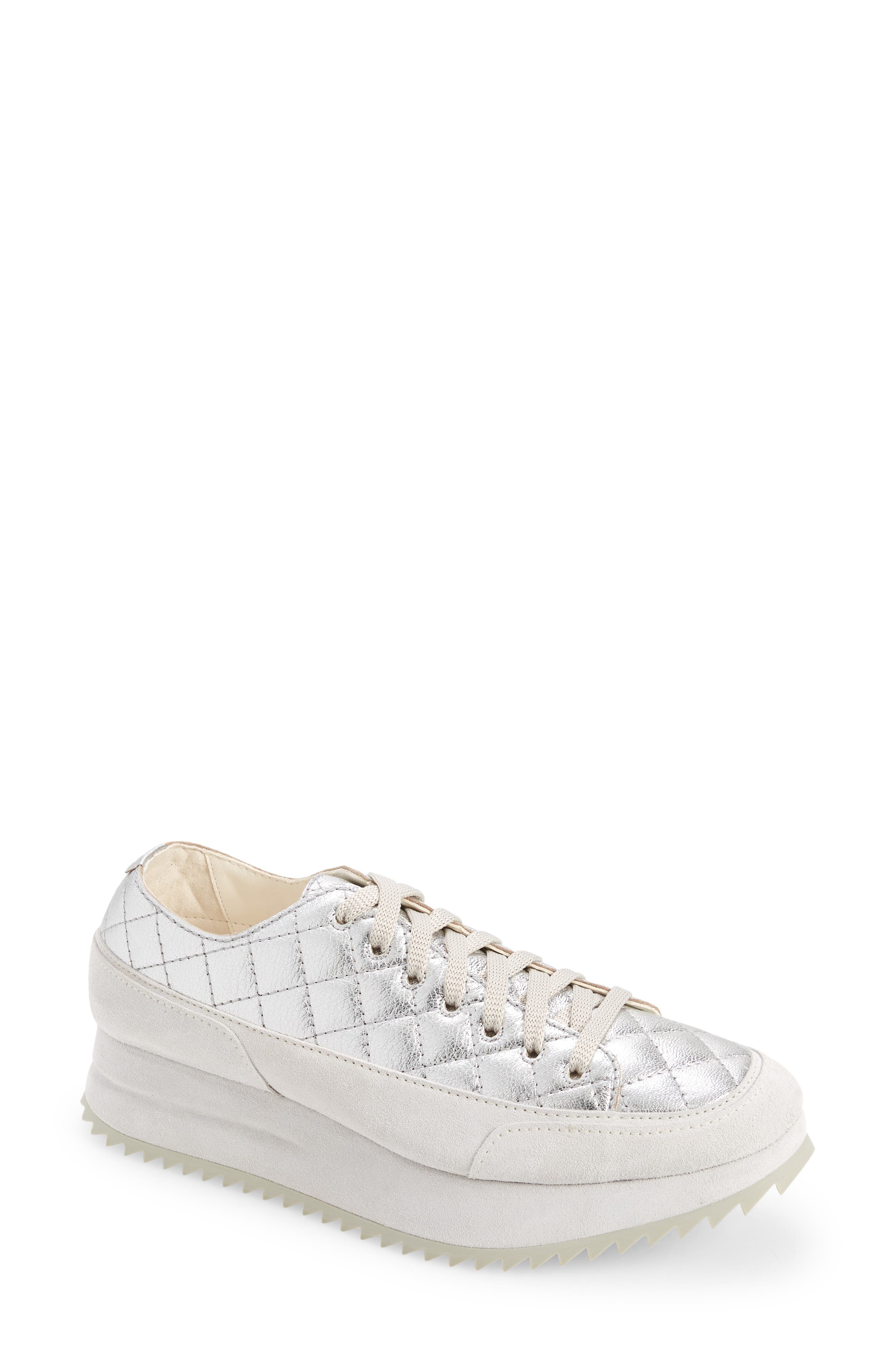 Osaka Quilted Leather Flatform Sneakers