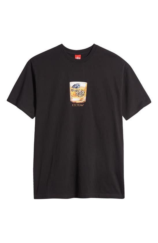 Shop Icecream Estate Graphic T-shirt In Black