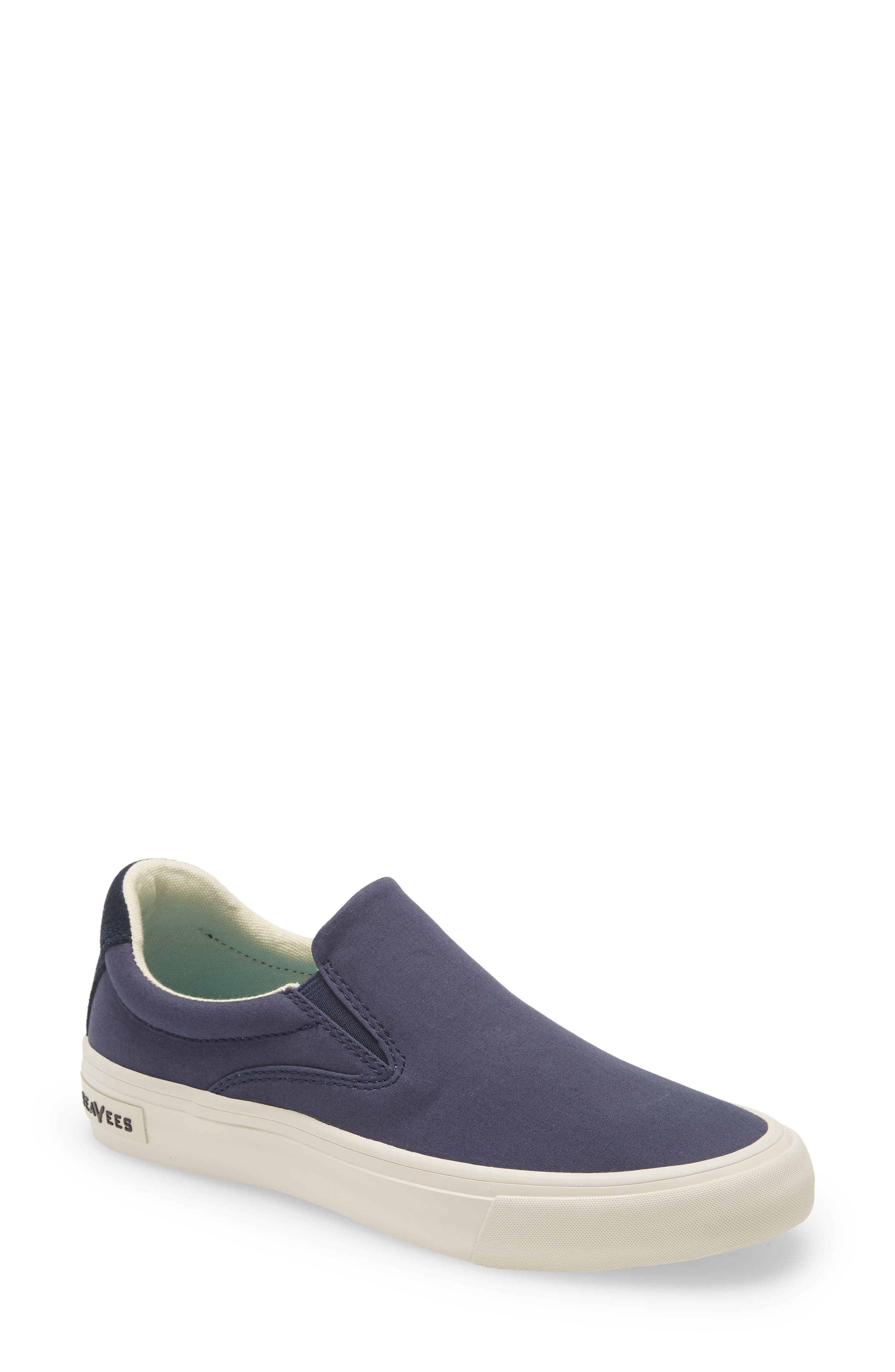 Mocassins (Loafers) Lands' End En Cuir Bleu Marine - Taille US 8.5 Femme - Occasion En Très Bon état