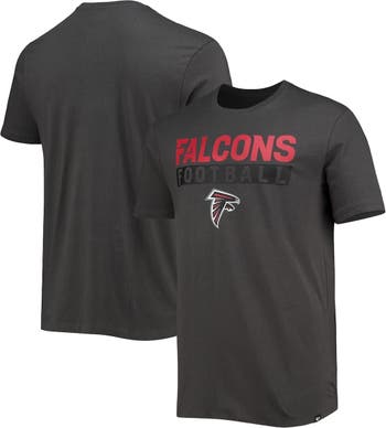 Women's Nike Black/Heathered Charcoal Atlanta Falcons Logo Stack