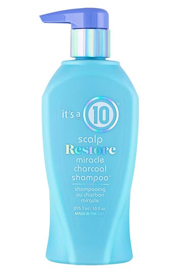 It's A 10 Its A 10 Scalp Restore Miracle Charcoal Shampoo In Light Blue
