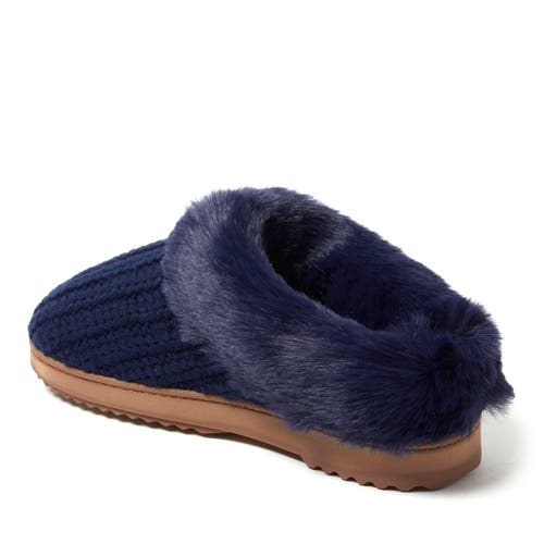 DEARFOAMS DEARFOAMS HANNAH FESTIVE KNIT CLOG SLIPPER 