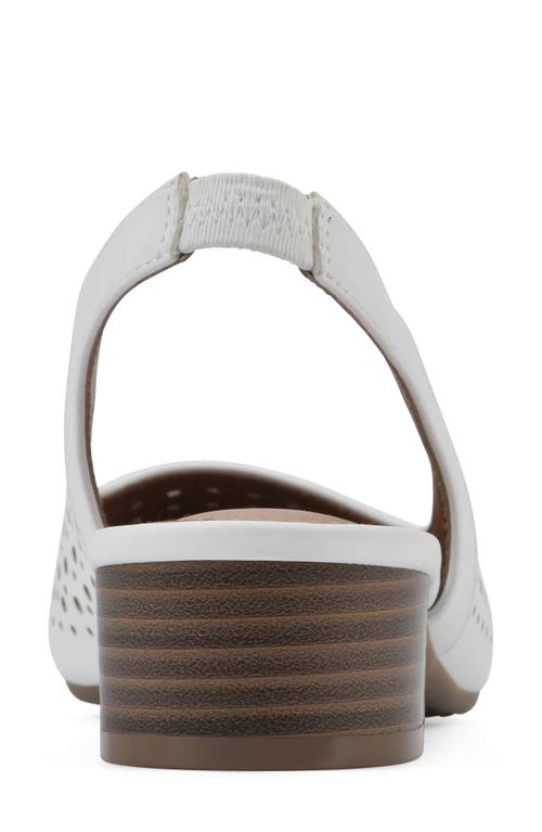 WHITE MOUNTAIN FOOTWEAR WHITE MOUNTAIN FOOTWEAR BORONIC SLINGBACK PUMP 