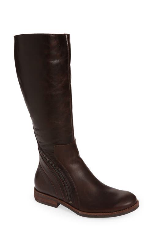 Chocolat Blu Knee High Boot in Brown Leather