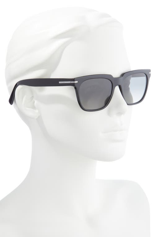 Shop Prada Pillow 56mm Rectangular Sunglasses In Black/grey Gradient