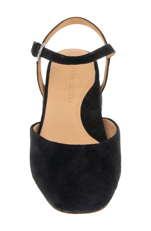 Shop Gentle Souls By Kenneth Cole Gentle Souls Lucinda Ankle Strap Pump In Black Suede