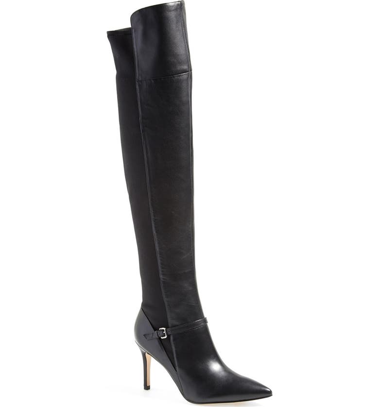 IVANKA TRUMP 'Anaba' Pointy Toe Over the Knee Boot, Main, color, 001
