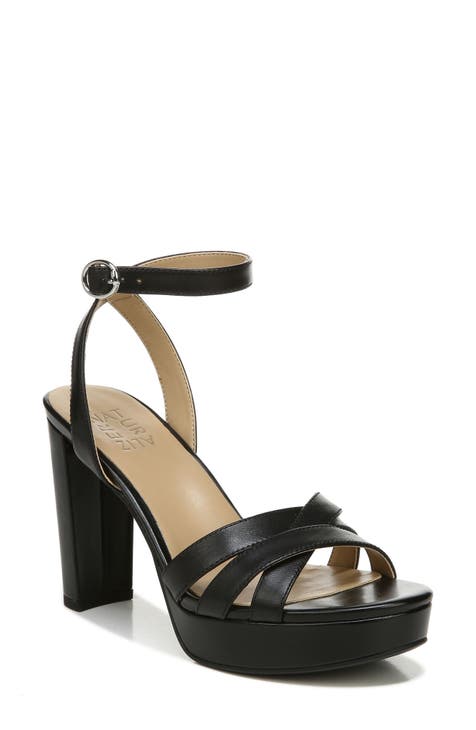 Mallory Ankle Strap Platform Sandal (Women)