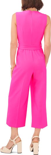 Vince camuto cheap belted crop jumpsuit