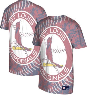 Men's Mitchell & Ness Light Blue St. Louis Cardinals Cooperstown Collection  Slub Long Sleeve T-Shirt
