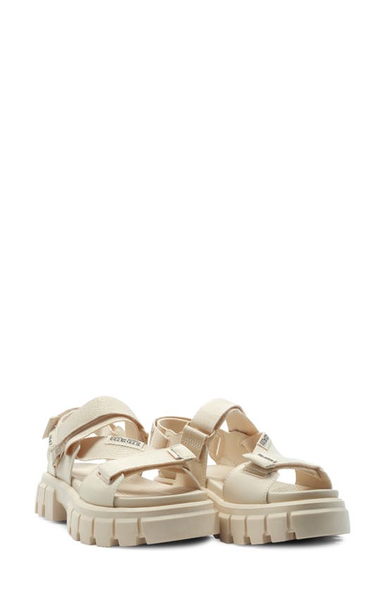 Palladium Revolt Mono Platform Sandal In Sand