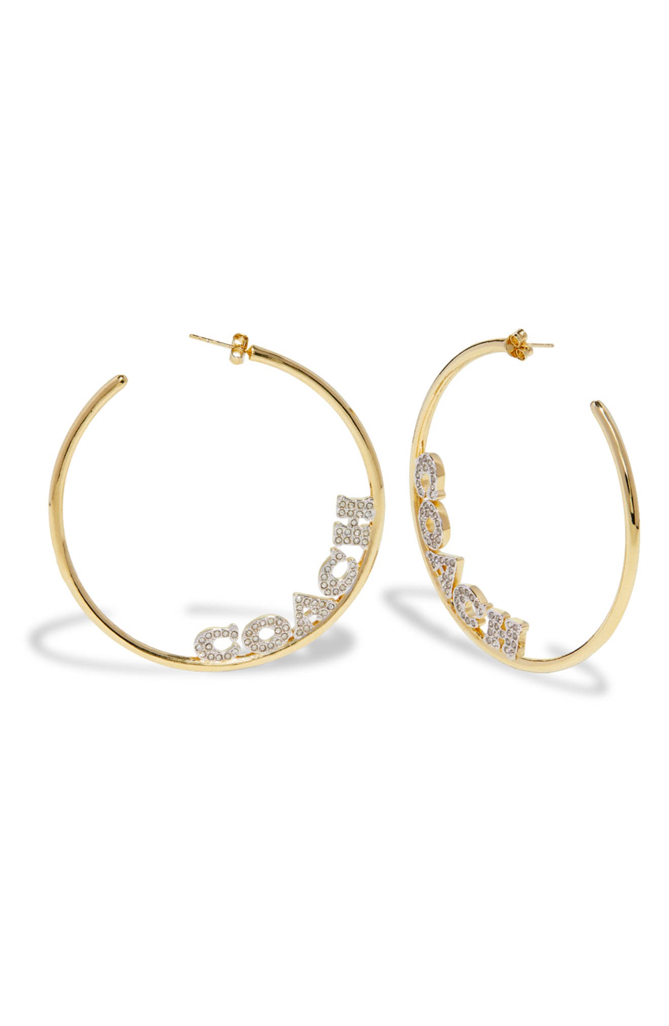 coach earrings hoops