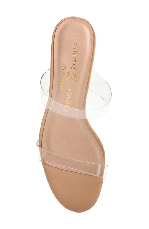 Chinese Laundry Yamila Slide Sandal In Clear