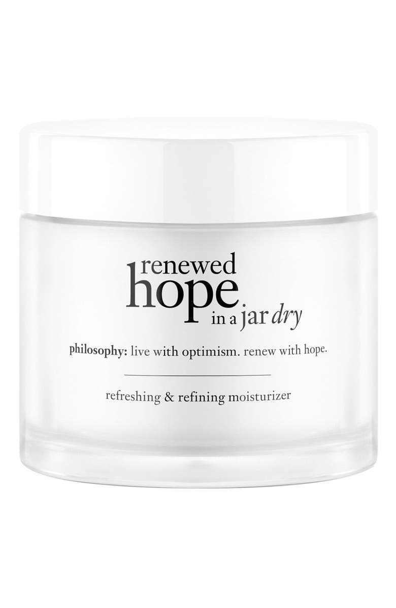 PHILOSOPHY 'renewed hope in a jar dry' refreshing & refining moisturizer, Main, color, 000