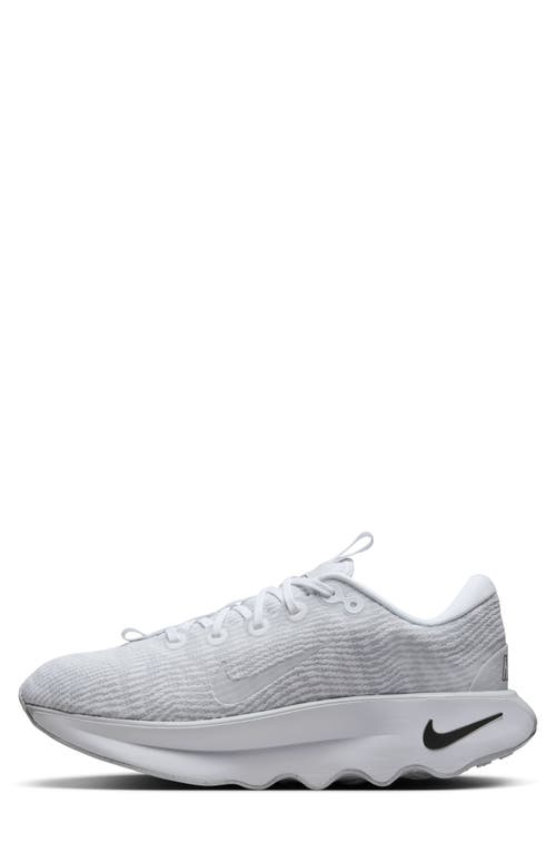 Shop Nike Motiva Walking Sneaker In White/black/platinum