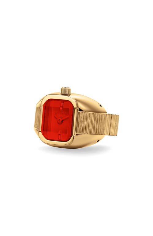 Breda Nocturne Watchring In 18k Goldlated