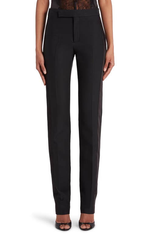 TOM FORD Wool & Silk Fluid Tuxedo Pants Black at Nordstrom, Us