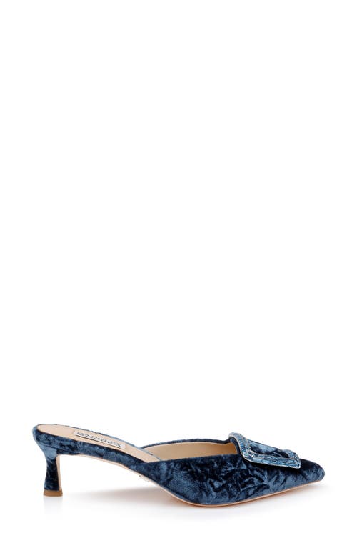 Shop Badgley Mischka Collection Abigayl Pointed Toe Mule In French Blue