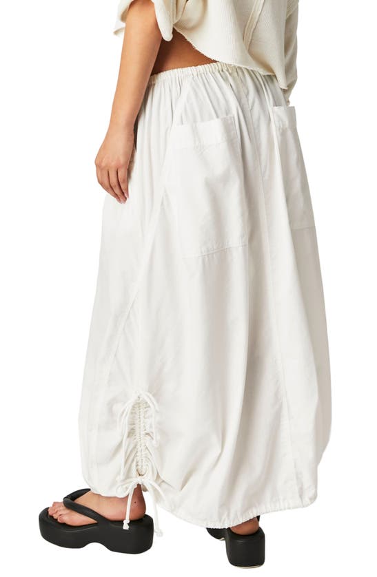 Shop Free People Picture Perfect Parachute Maxi Skirt In Optic White