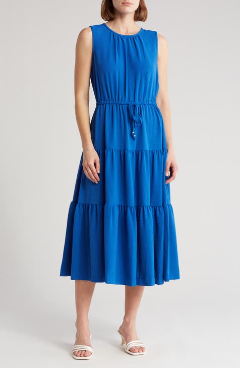 Sleeveless Tiered Midi Dress