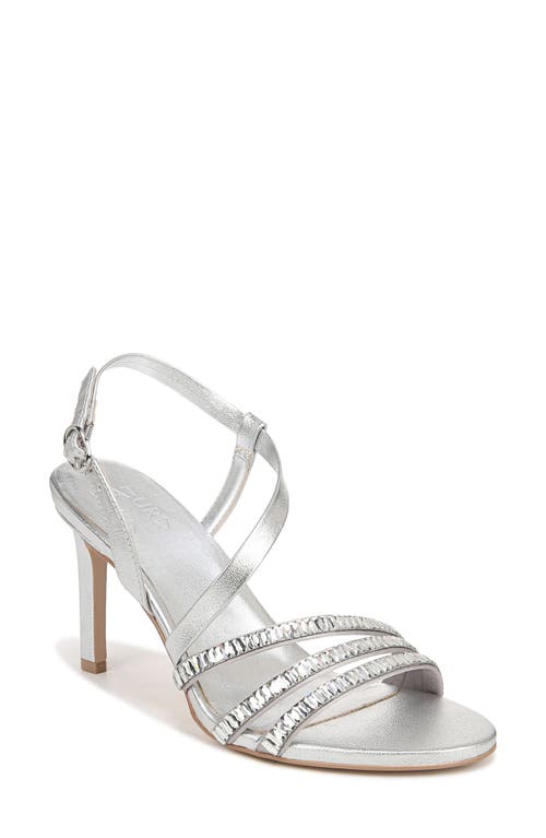 Naturalizer Kimberly Slingback Sandal Silver Fabric at Nordstrom,