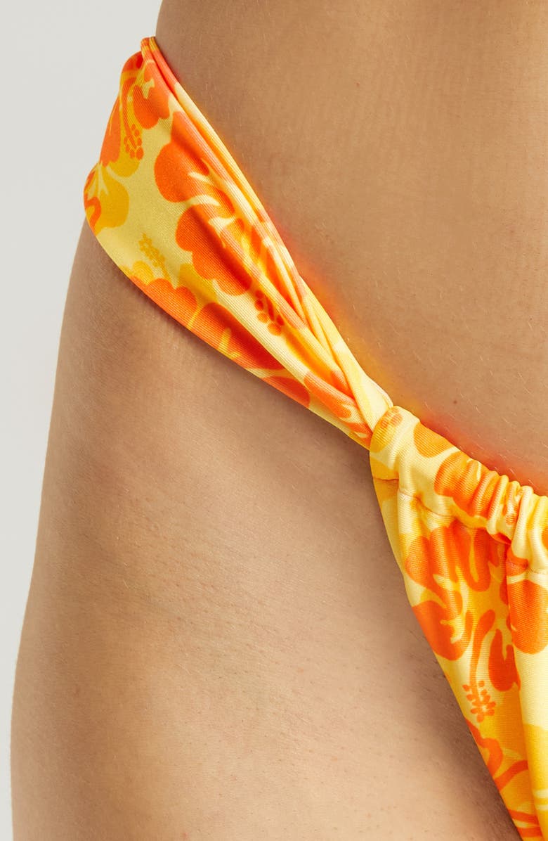 Kulani Kinis Ruched Thong Bikini Bottoms Nordstrom