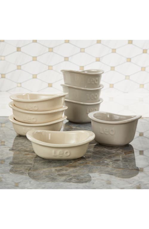 Berghoff Leo Balance 8-piece Moonmist Ramekin Set In Beige