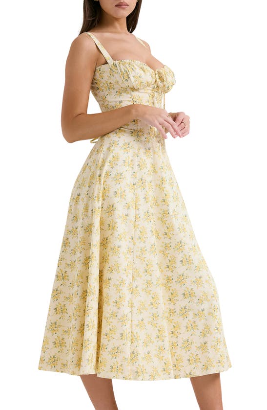 HOUSE OF CB HOUSE OF CB CARMEN BUSTIER SUNDRESS