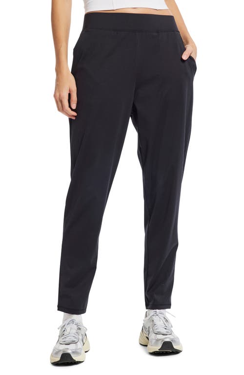 BANDIER Center Stage Straight Leg Pants Black at Nordstrom,