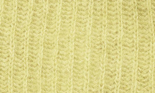 Portolano Rib Knit Cashmere Beanie In Giallo