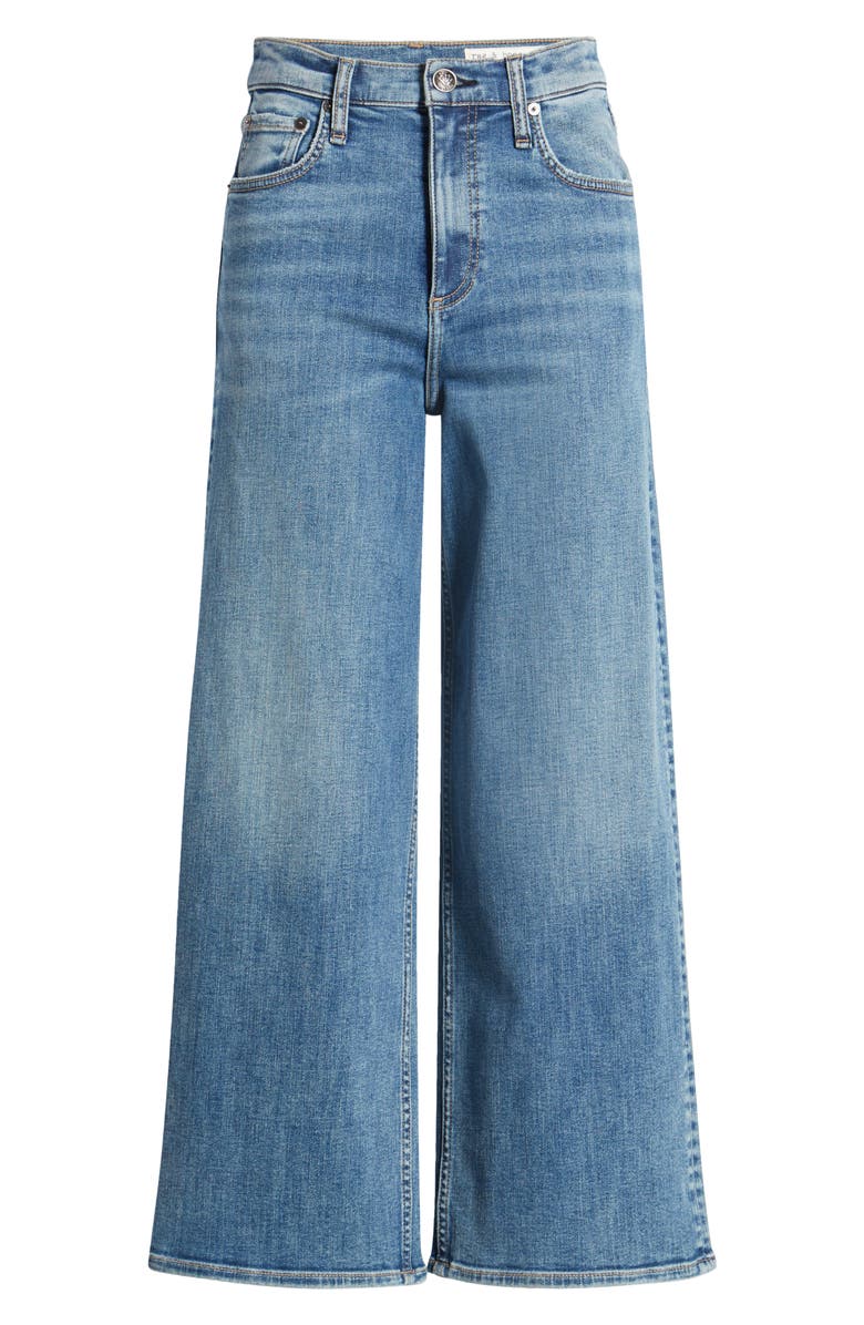 rag & bone Andi High Waist Ankle Wide Leg Jeans | Nordstrom