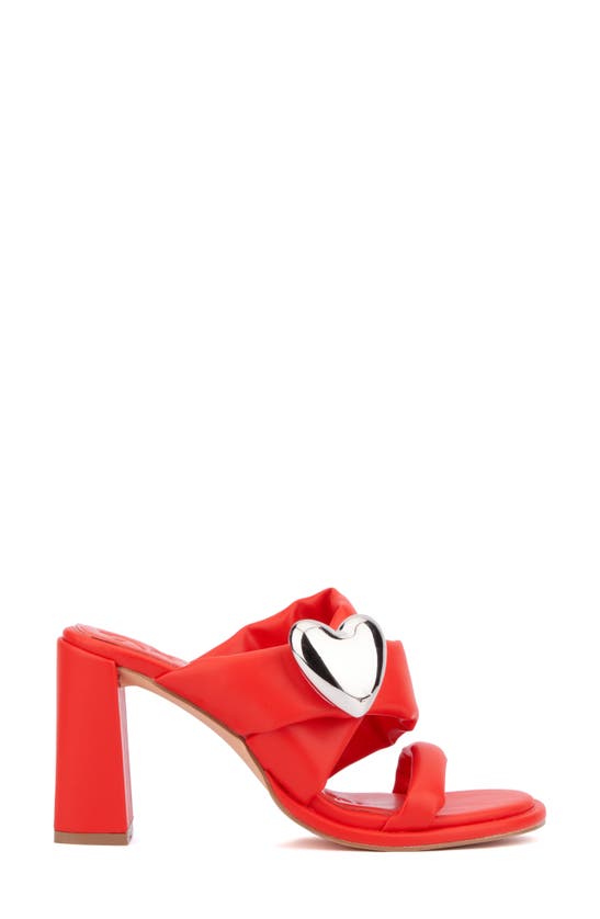 Olivia Miller Lovey Dovey Sandal In Red
