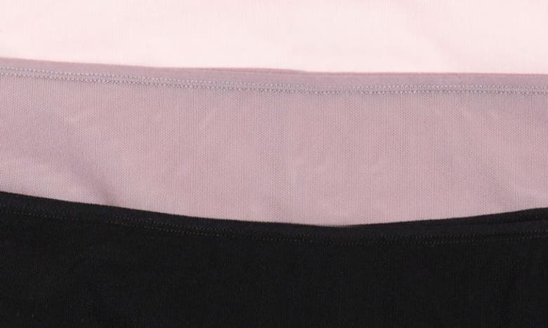 Shop Nordstrom Rack 3-pack Mesh Bikini Cut Briefs In Pink Cake -purple Peace Multi