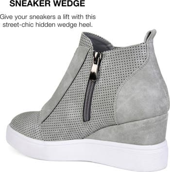 Journee cheap wedge sneakers