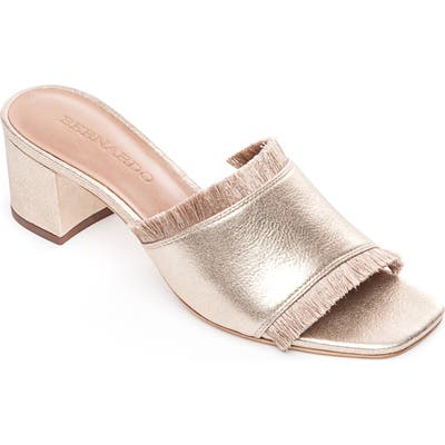 Bernardo Bryn Slide Sandal, Metallic