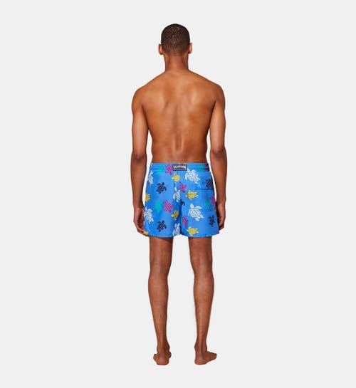 Vilebrequin Ronde Des Tortues Multicolore Swim Trunks In Faience
