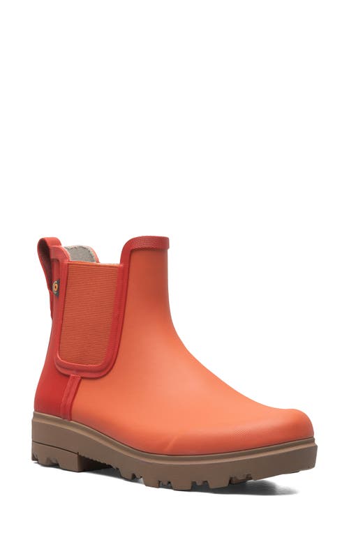Holly Waterproof Chelsea Boot in Burnt Orange