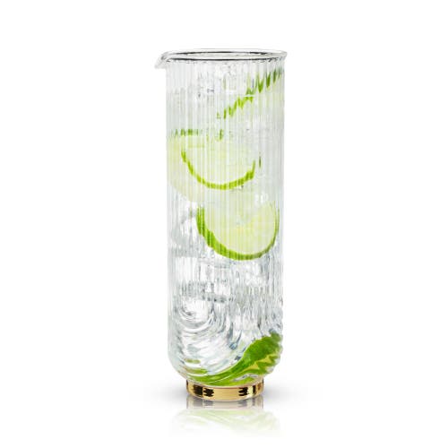 Viski Deco Gatsby Glass Carafe In Clear