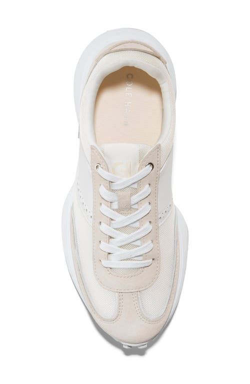 Cole Haan Grand Crosscourt Meadow Sneaker In Optic White
