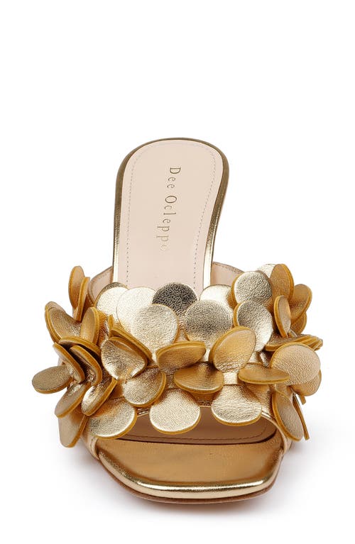 Shop Dee Ocleppo London Slide Sandal In Gold Leather