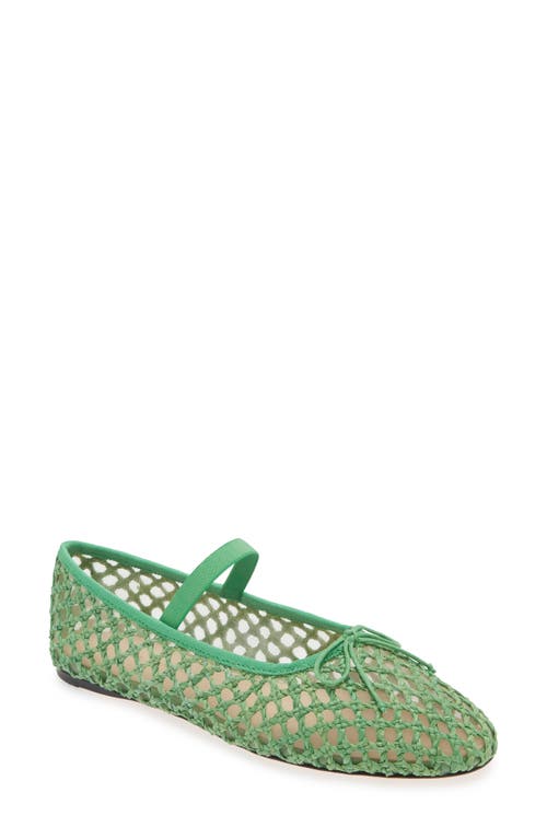 Shop Loeffler Randall Leonie Soft Ballet Flat In Kelly Green