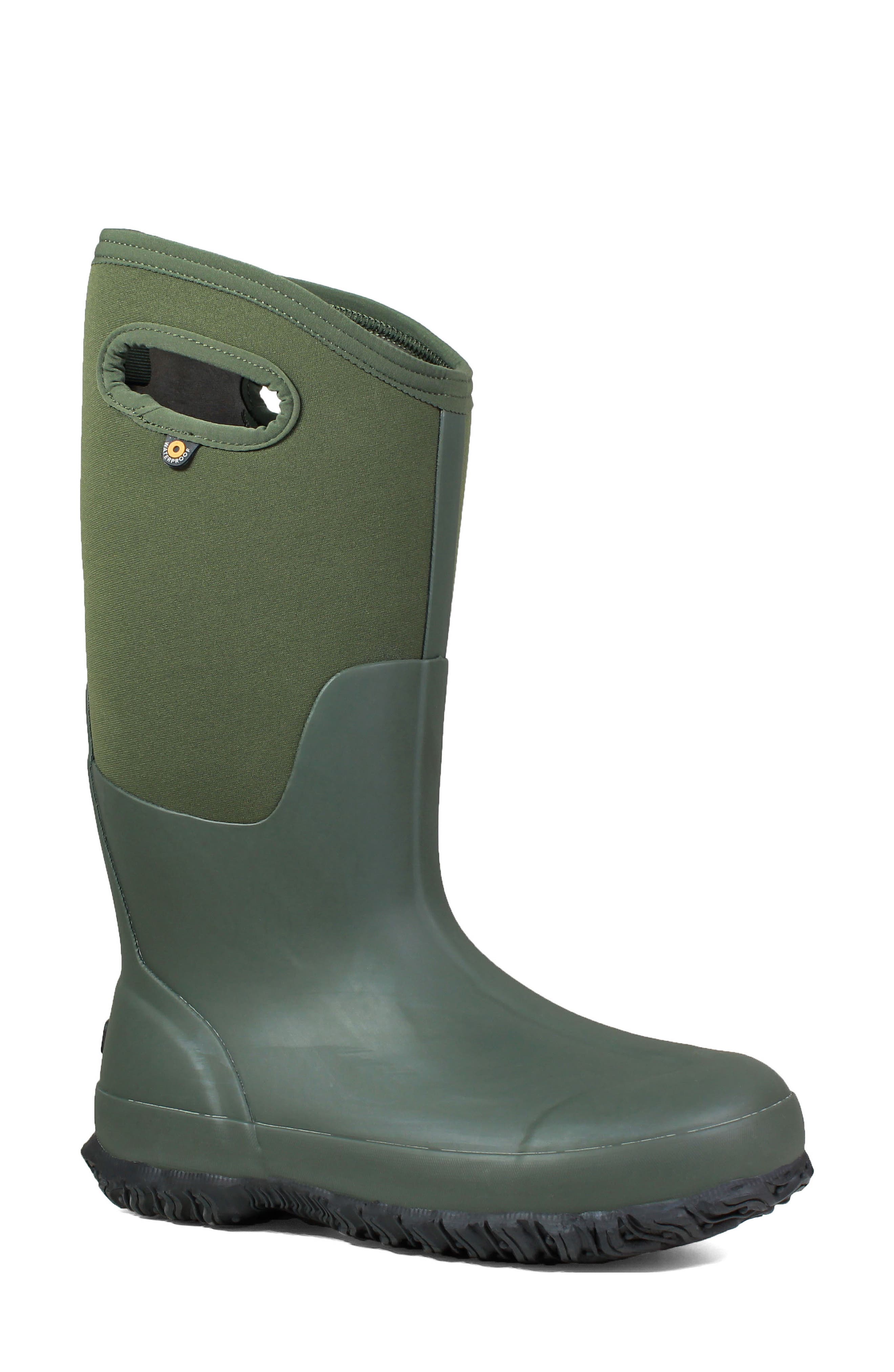 Bogs Classic Tall Matte Insulated Waterproof Rain Boot