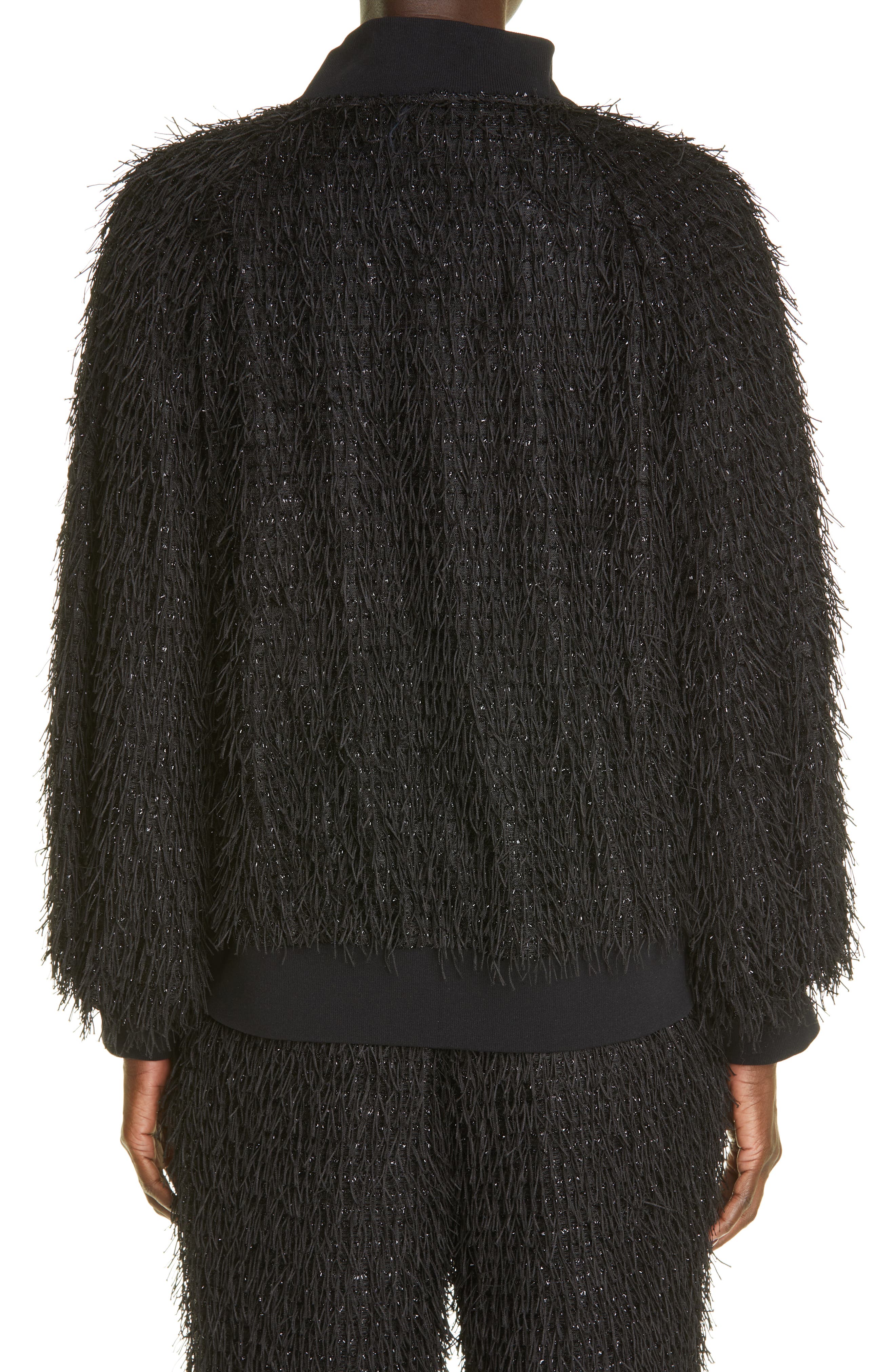 fringe bomber jacket