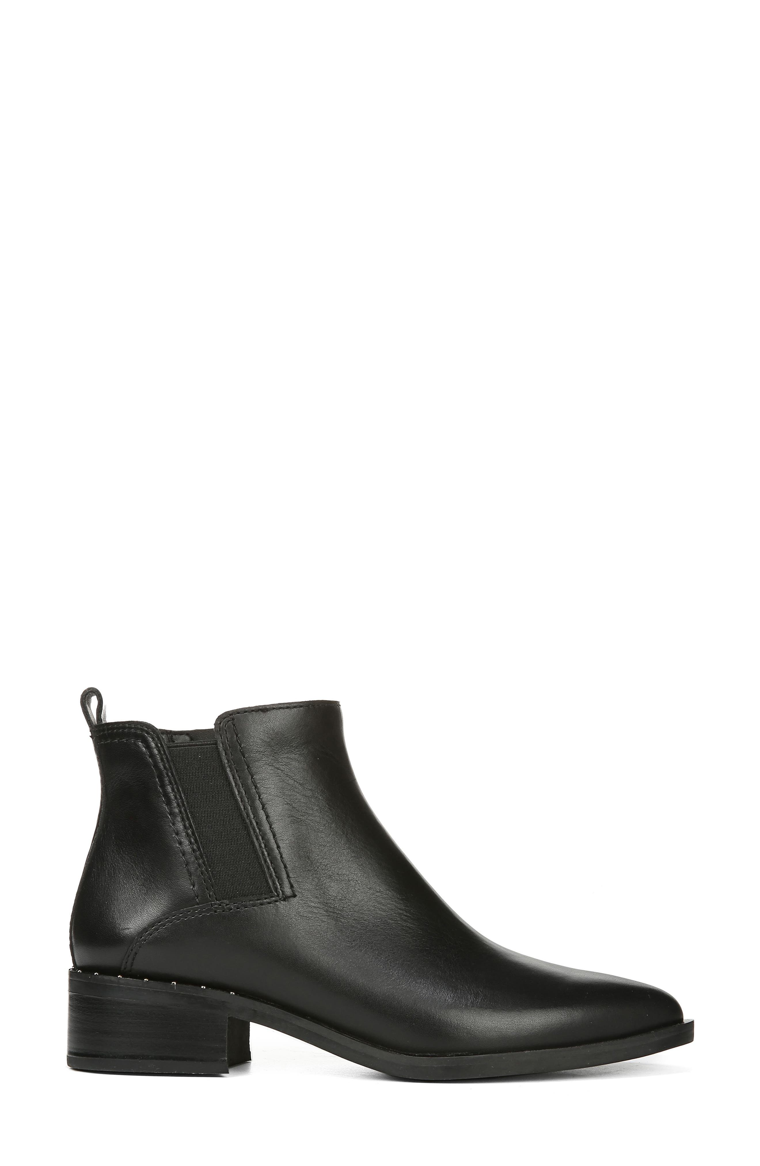 franco sarto black ankle boots