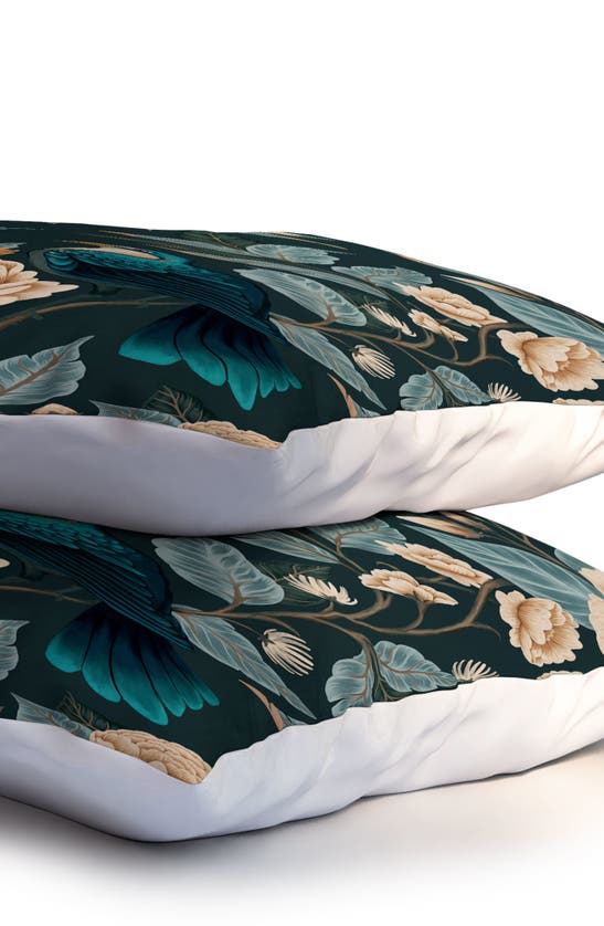 Deny Designs Duvet Cover & Shams Set In Black