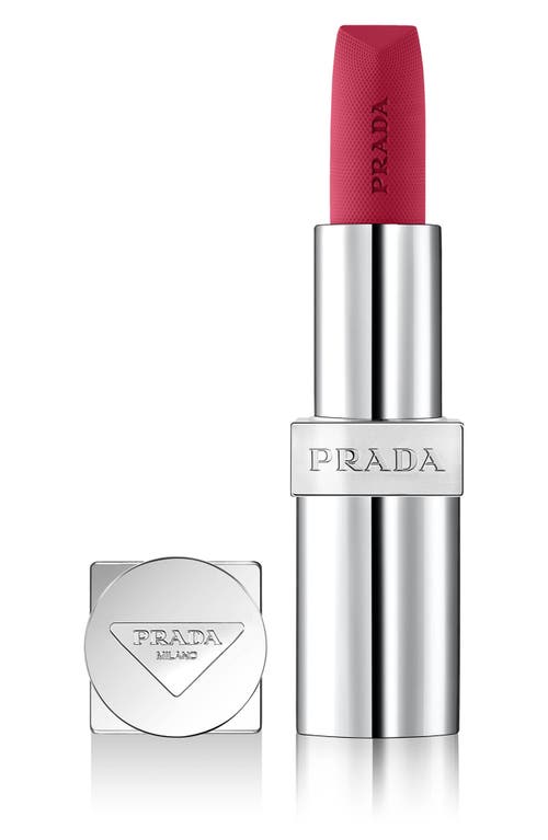 Prada Monochrome Soft Matte Refillable Lipstick in P157 Pourpre - Bright Pink at Nordstrom