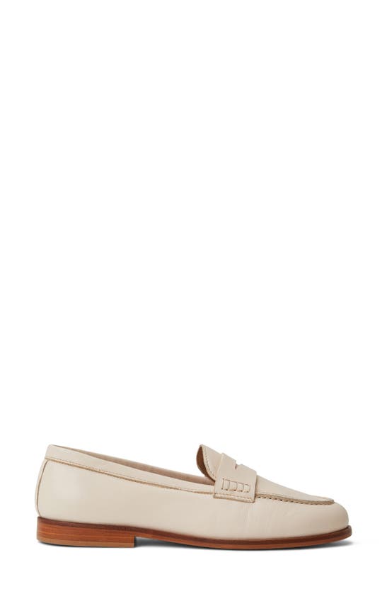 Shop Bruno Magli Lixia Loafer In Bone