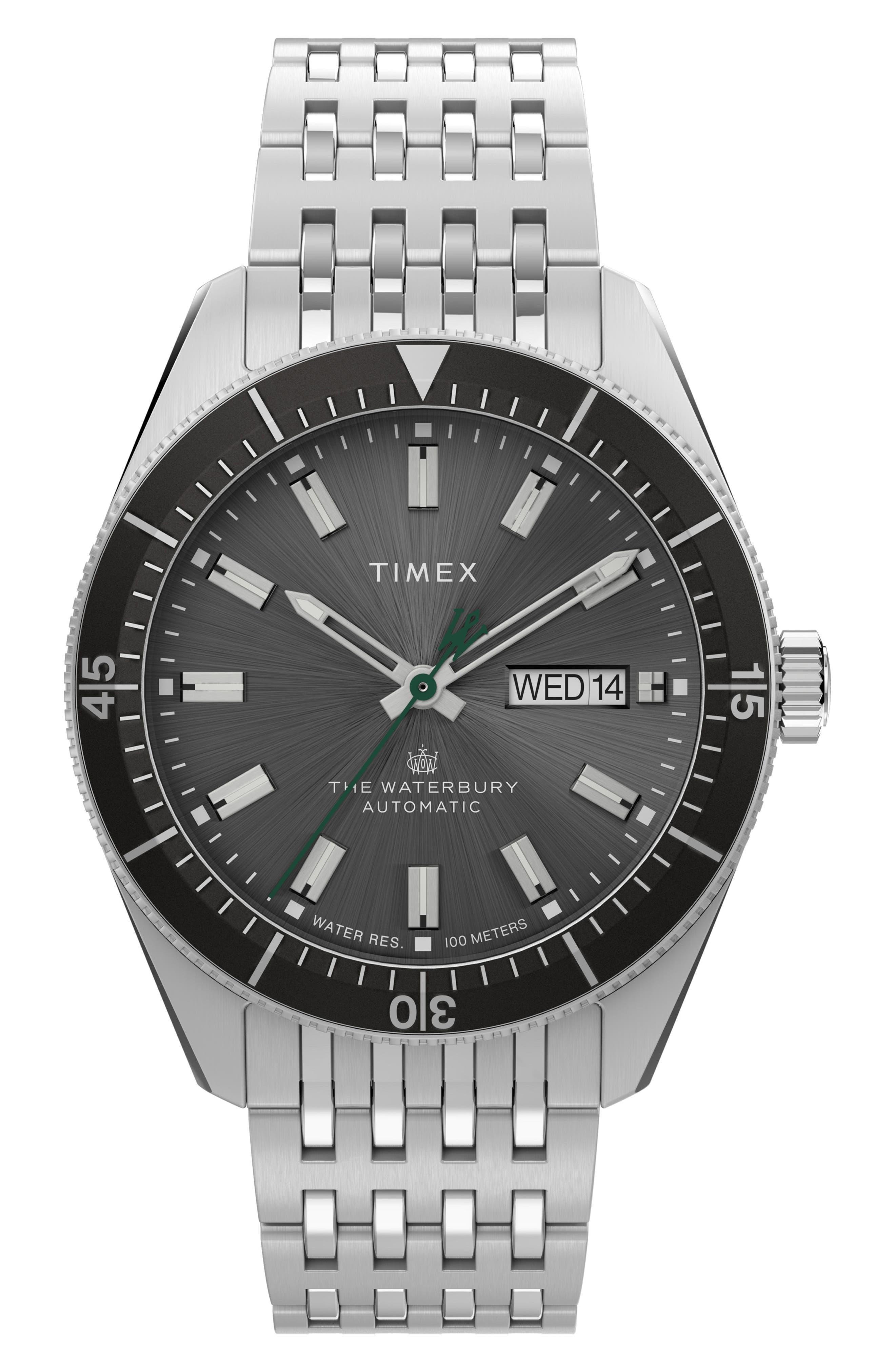 Timex® Waterbury Dive Automatic Bracelet Watch, 40mm | Nordstrom